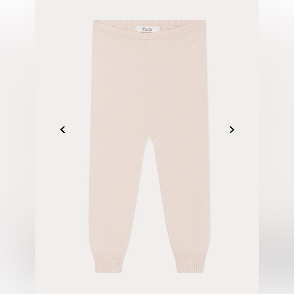 Bonpoint Baby Cashmere Joggers in soft pink (Size 6 months)
